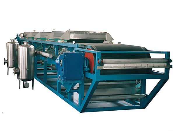 Horisontellt bälte filter