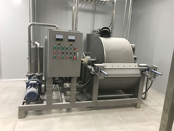 Liten roterande trummfilter