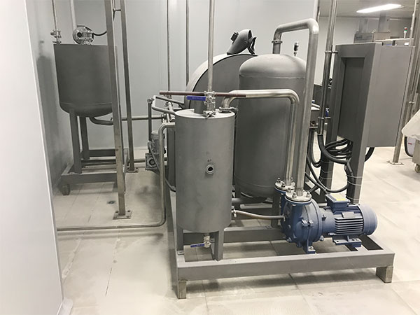 Liten roterande trummfilter