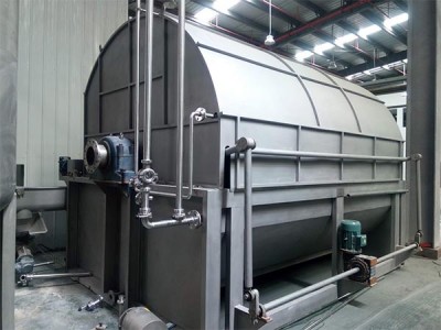 Precoat urladdning roterande vakuumtrummfilter